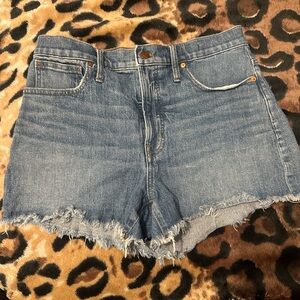 Madewell Blue Jean Shorts Classic Style